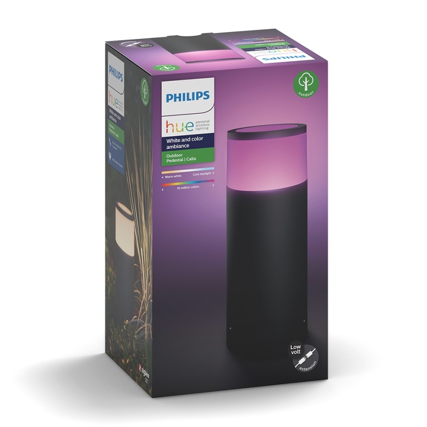 Philips - Lampe d'extérieur LED RVB à intensité variable Hue CALLA LED/8W/24V IP65