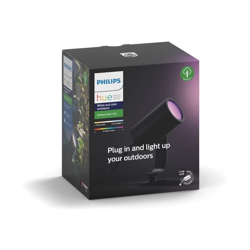 Philips - Luce Spot a LED da esterno Hue LILY /8W/230V IP65