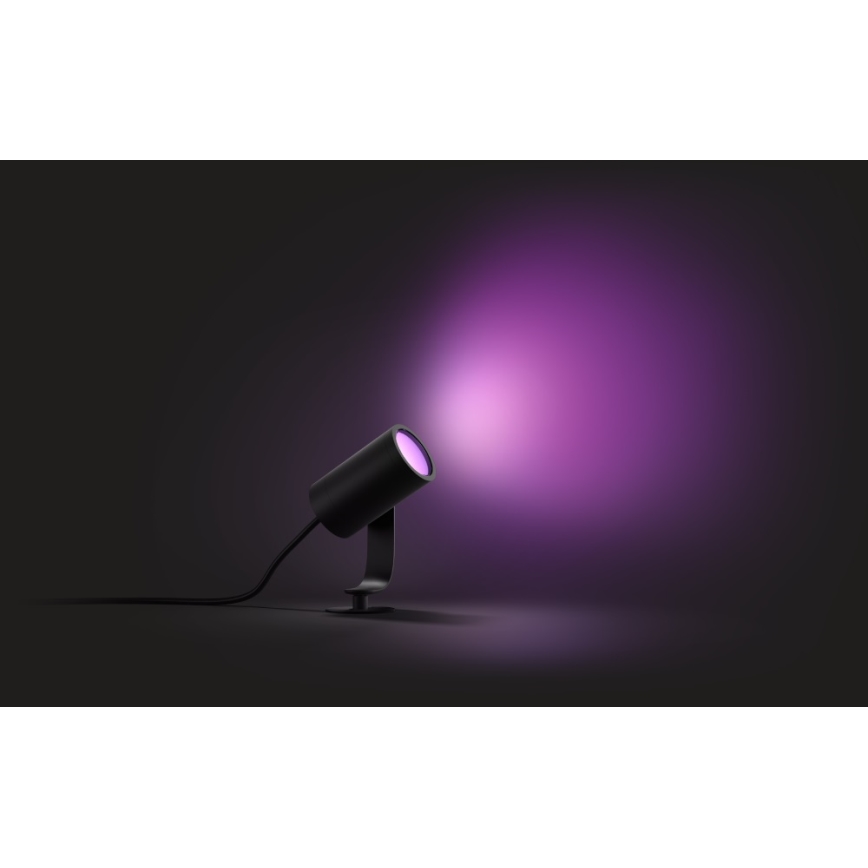 Philips 17428/30/P7 - LED RGB Spot extérieur HUE LILY LED/8W/230V IP65