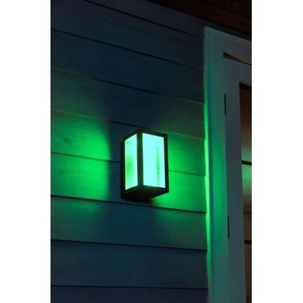 Philips 17429/30/P7 - Applique da esterno LED RGB HUE IMPRESS LED/8W/230V IP44