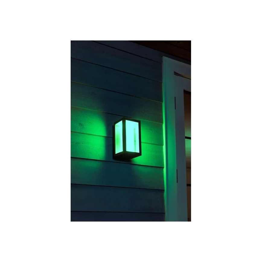Philips 17429/30/P7 - Applique da esterno LED RGB HUE IMPRESS LED/8W/230V IP44