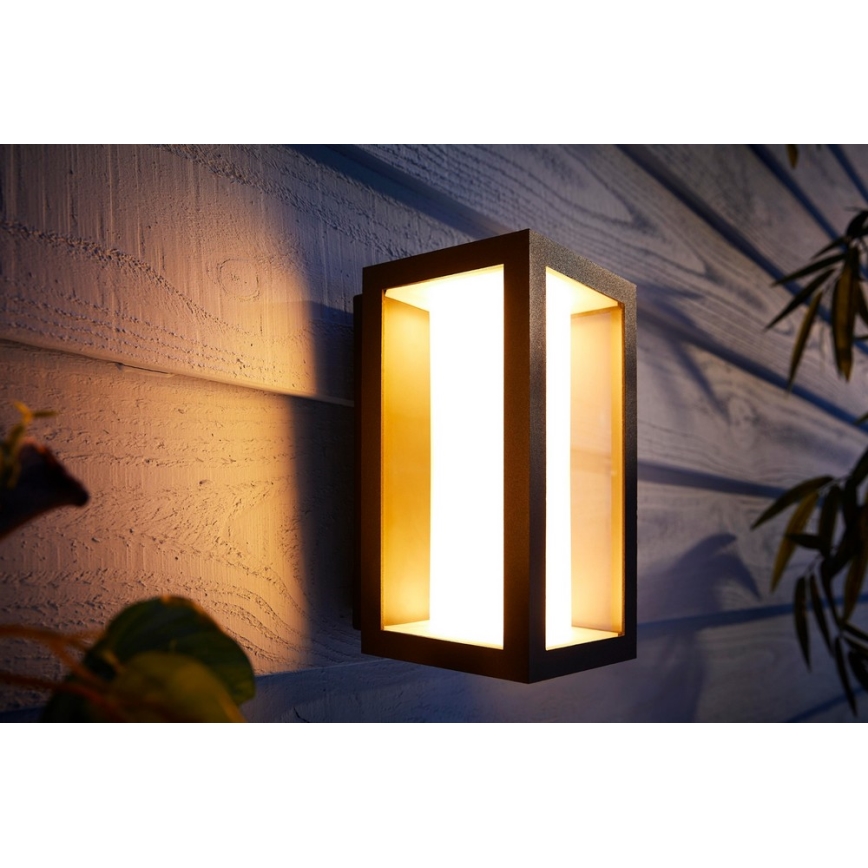 Philips 17429/30/P7 - Applique da esterno LED RGB HUE IMPRESS LED/8W/230V IP44