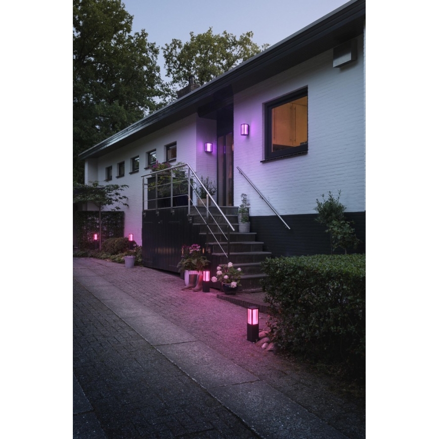 Philips - Lampe d'extérieur LED RGB Hue IMPRESS 2xLED/8W/230V IP44
