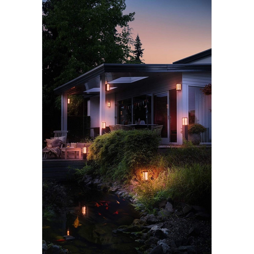 Philips - Lampe d'extérieur LED RGB Hue IMPRESS 2xLED/8W/230V IP44