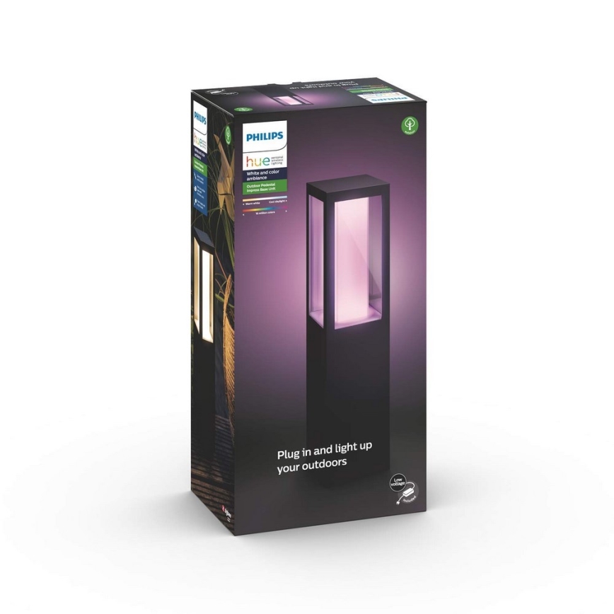 Philips 17434/30/P7 - LED RGB Außenlampe HUE IMPRESS 2xLED/8W/230V IP44