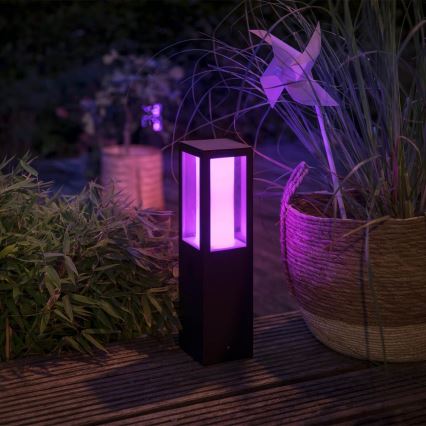 Philips 17434/30/P7 - LED RGB Außenlampe HUE IMPRESS 2xLED/8W/230V IP44