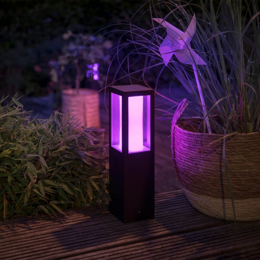 Philips 17434/30/P7 - LED RGB Außenlampe HUE IMPRESS 2xLED/8W/230V IP44