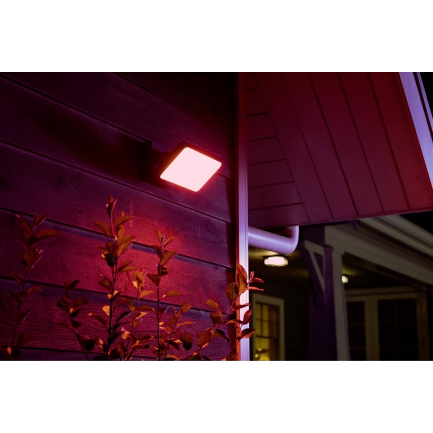 Philips - Projecteur LED RGBW extérieur à intensité variable Hue DISCOVER 2xLED/15W/230V 2000-6500K IP44