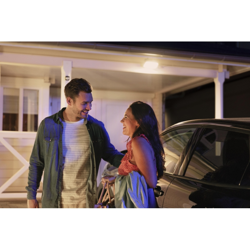 Philips 17436/30/P7 - Projecteur extérieur LED HUE WARM WHITE 2xLED/15W/230V IP44