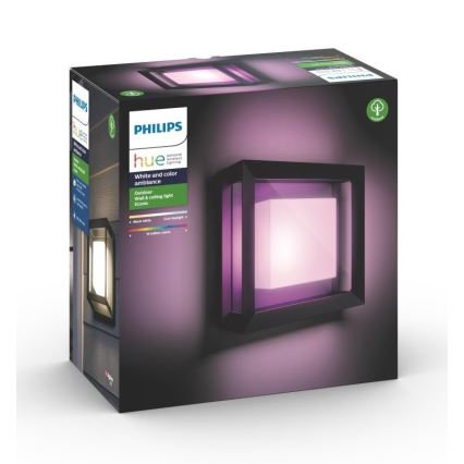 Philips 17438/30/P7 - LED RGB Außen-Wandleuchte HUE ECONIC LED/15W/230V IP44