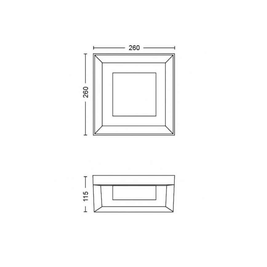 Philips - Dimmbare LED-RGBW-Außenwandleuchte Hue ECONIC LED/15W/230V 2000-6500K IP44