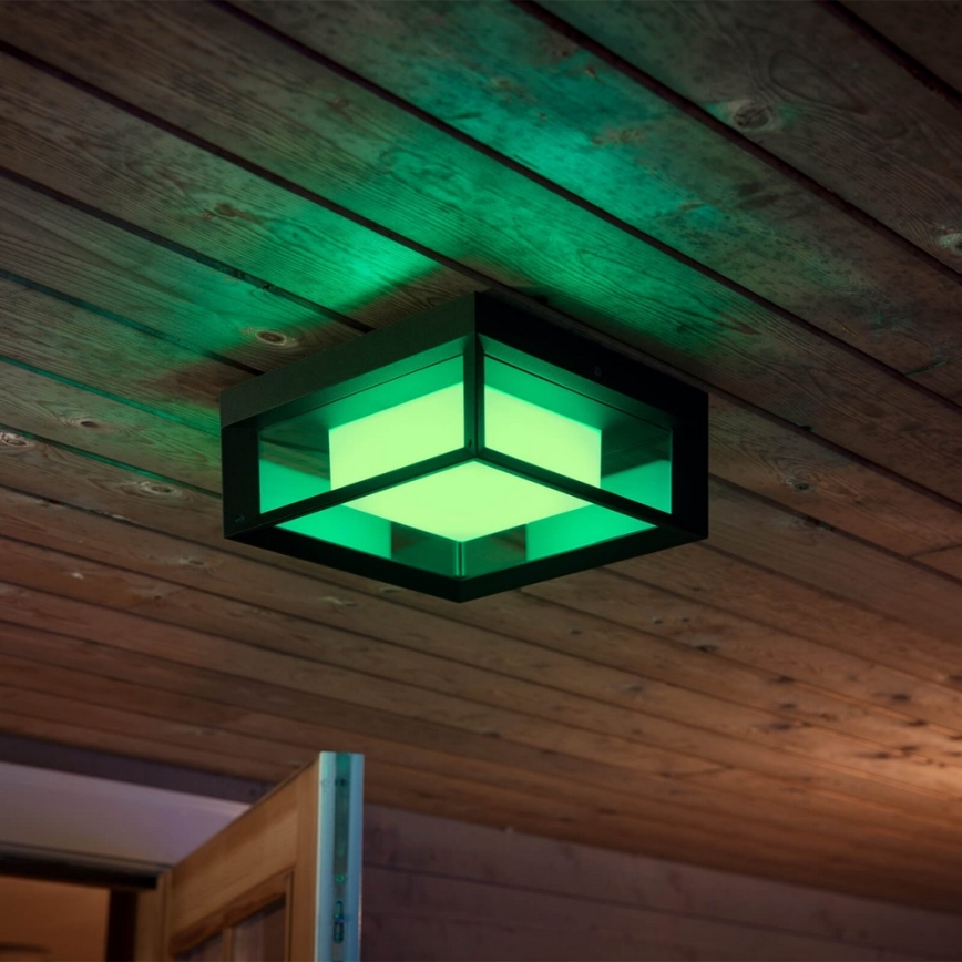 Philips 17438/30/P7 - LED RGB Außen-Wandleuchte HUE ECONIC LED/15W/230V IP44