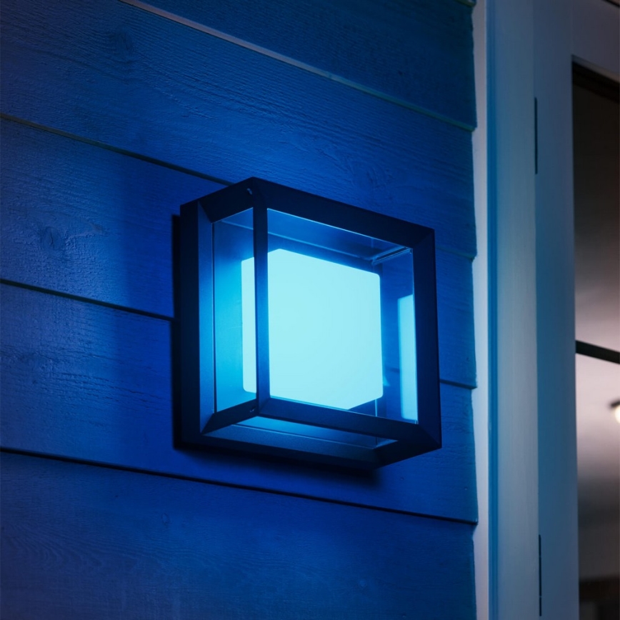 Philips 17438/30/P7 - LED RGB Außen-Wandleuchte HUE ECONIC LED/15W/230V IP44