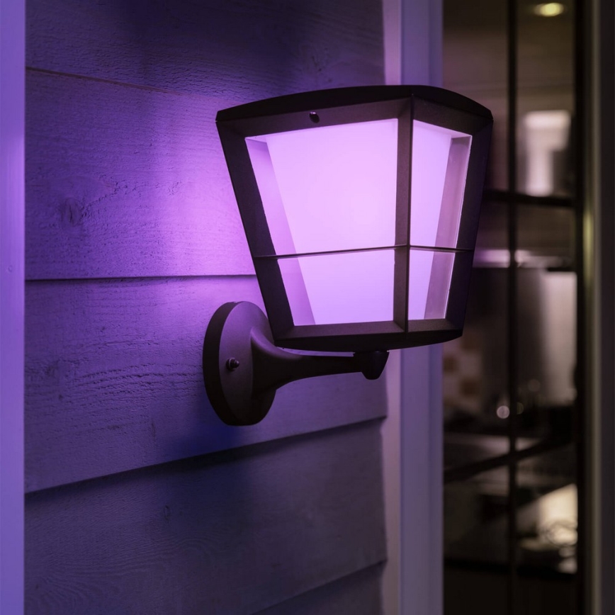 Philips 17439/30/P7 - LED RGB Außen-Wandleuchte HUE ECONIC LED/15W/230V IP44
