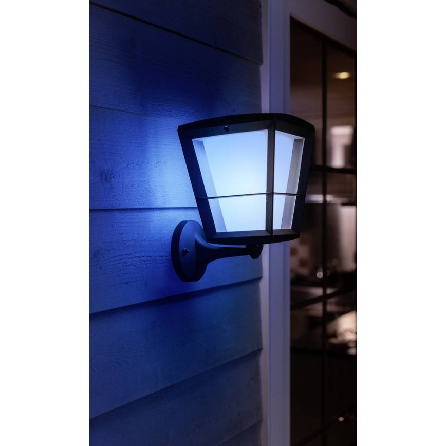 Philips 17439/30/P7 - LED RGB Außen-Wandleuchte HUE ECONIC LED/15W/230V IP44