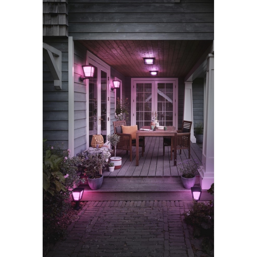 Philips 17441/30/P7 - LED RGB Außenlampe HUE ECONIC LED/15W/230V IP44