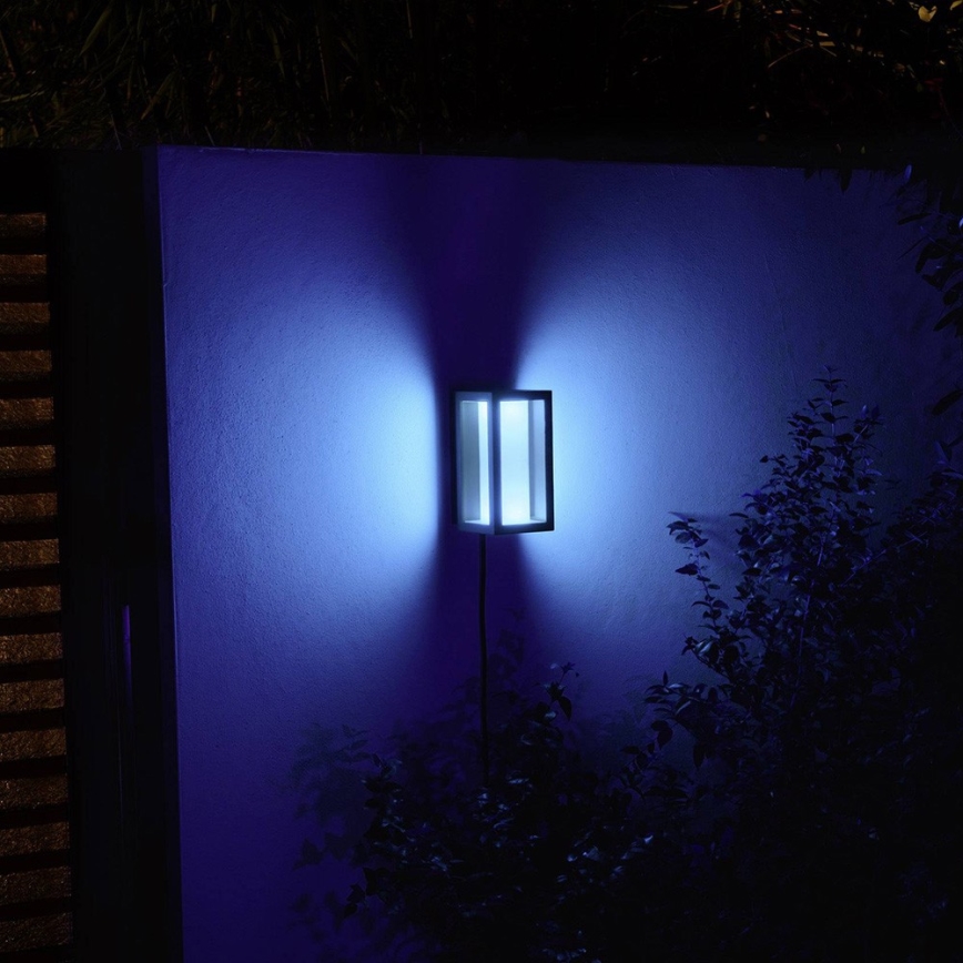 Philips - Dimmbare LED-RGBW-Außenwandleuchte Hue IMPRESS 2xLED/8W/24V 2000-6500K IP44