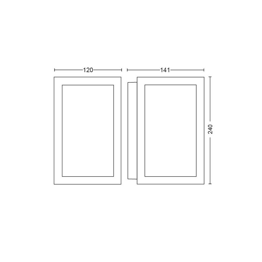 Philips - Applique murale LED RGBW extérieure à intensité variable Hue IMPRESS 2xLED/8W/24V 2000-6500K IP44