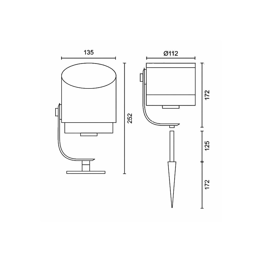 Philips - Lampada da esterno Hue LILY LED /15W/230V IP44