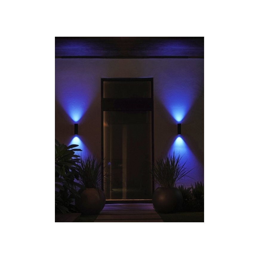 Philips - LED RGB Lampada da esterno Hue APPEAR 2xLED/8W/230V IP44