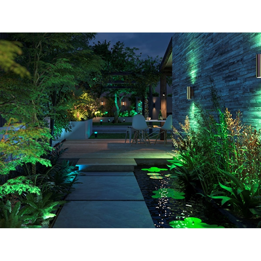 Philips - LED RGBW Applique da esterno dimmerabile Hue APPEAR 2xLED/8W/230V IP44