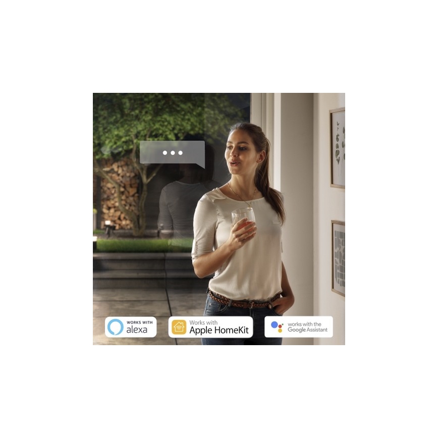 Philips - LED RGBW Applique da esterno dimmerabile Hue RESONATE 2xLED/8W/230V 2000-6500K IP44