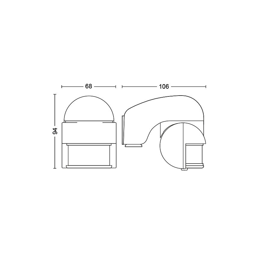 Philips - Détecteur de mouvement d'extérieur IP44 blanc