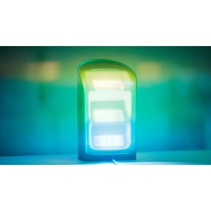 Philips - Set mit 2x dimmbaren LED RGBW-Projektionsleuchten Hue PLAY Wall Washer LED/20W/230V 2000–6500K schwarz