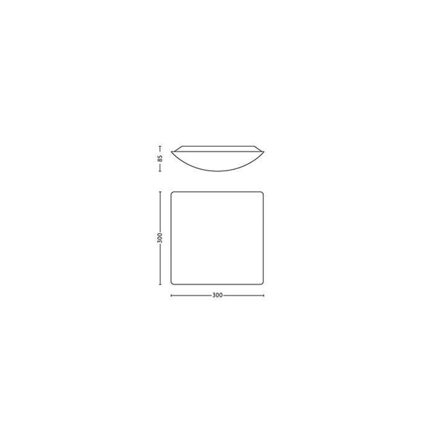 Philips - Plafoniera LED 1xLED/17W/230V