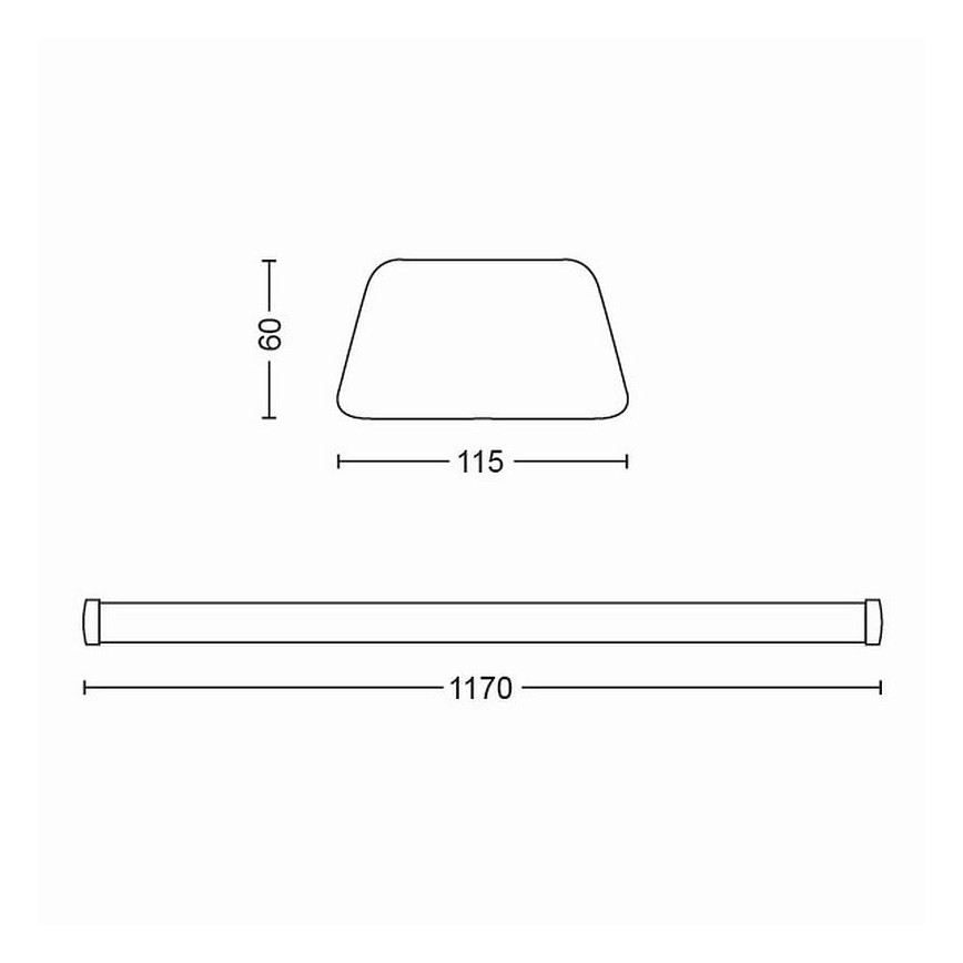 Philips - Réglette LED pour meuble LED/50W/230V 4000K
