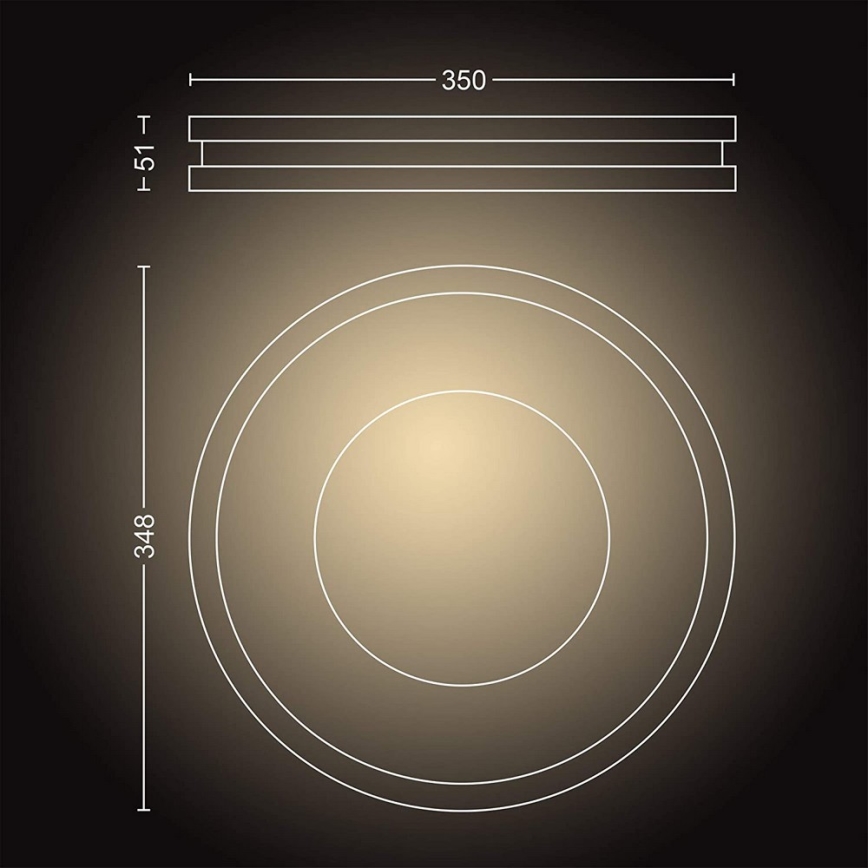 Philips - Dimmbare LED-Leuchte Hue BEING LED/27W/230V + Fernbedienung
