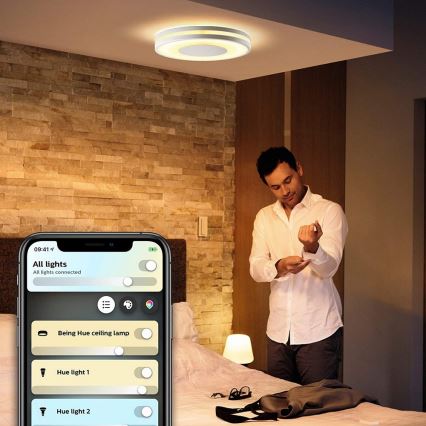 Philips - Dimmbare LED-Leuchte Hue BEING LED/27W/230V + Fernbedienung