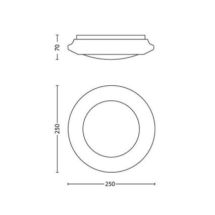 Philips - LED-Deckenleuchte LED/6W/230V 4000K