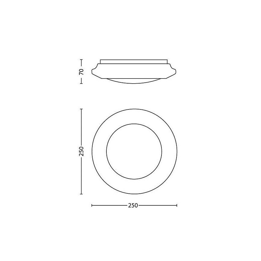 Philips - LED-Deckenleuchte LED/6W/230V 4000K