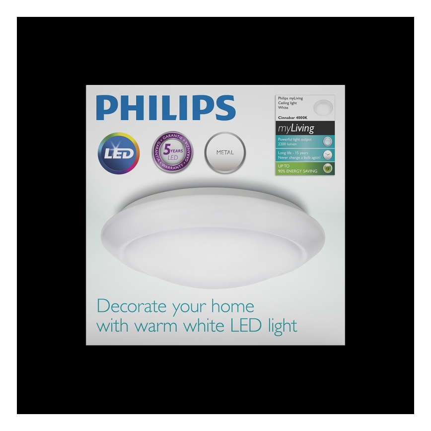 Philips - Plafoniera LED LED/22W/230V 4000K