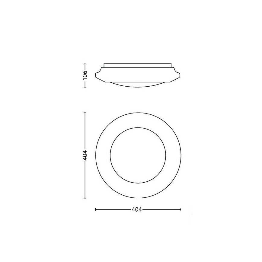 Philips - Plafoniera LED LED/22W/230V 4000K