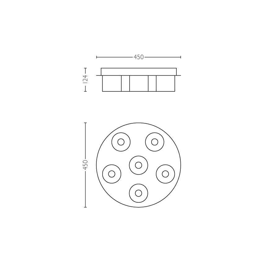Philips 36446/11/P1 - Plafoniera LED dimmerabile INSTYLE BYZANTIN 6xLED/5W/230V