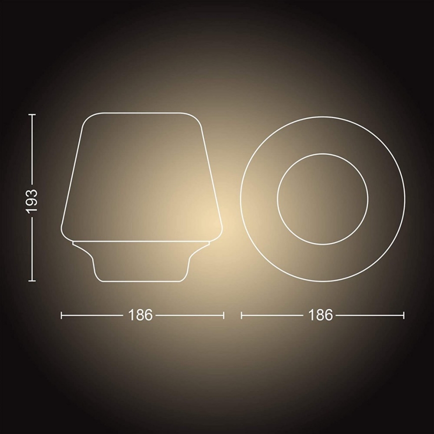 Philips - Lampada LED dimmerabile Hue WELLNESS 1xE27/8,5W/230V + Telecomando