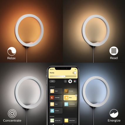 Philips 40901/31/P9 - Applique murale LED HUE SANA LED/20W/230V
