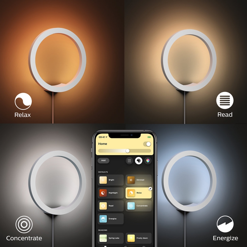 Philips 40901/31/P9 - Applique murale LED HUE SANA LED/20W/230V