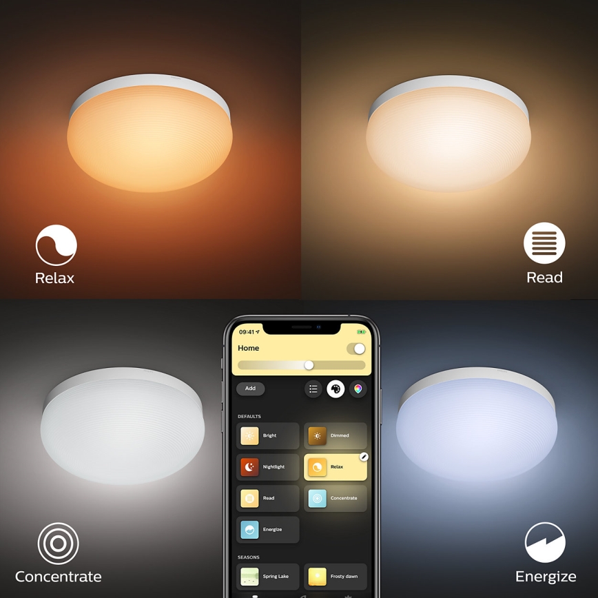 Philips 40905/31/P9 - LED Deckenleuchte HUE FLOURISH LED/32W/230V