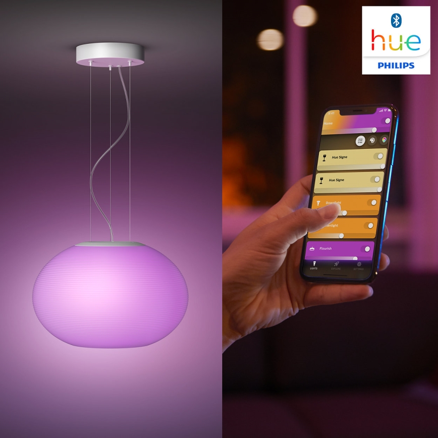 Philips 40906/31/P9 - LED Hängeleuchte HUE FLOURISH LED/32W/230V