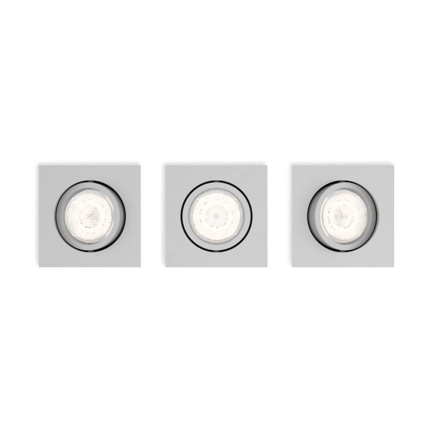 Philips 50123/87/P0 - PACCO 3x Lampadine LED dimmerabili CASEMENT LED/4,5W/230V