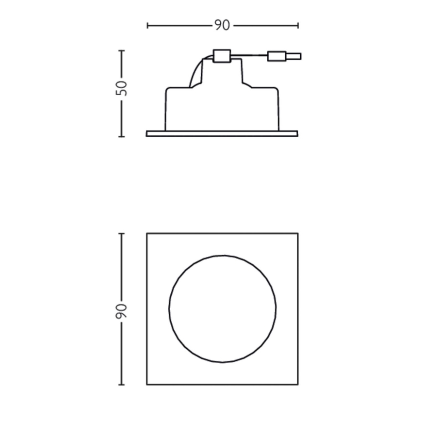 Philips 50123/87/P0 - PACCO 3x Lampadine LED dimmerabili CASEMENT LED/4,5W/230V