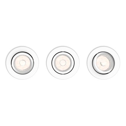 Philips - SET 3pz Lampada da incasso 1xGU10/5,5W/230V