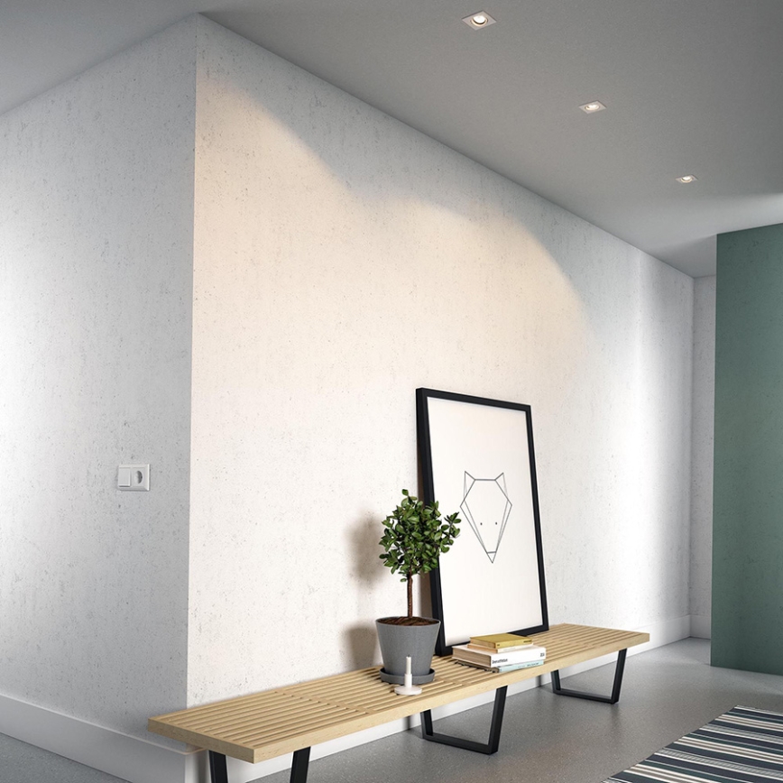 Philips 50193/31/PN - SET 3x Untersichtsleuchte MYLIVING ENNEPER 3xGU10/5,5W/230V weiss