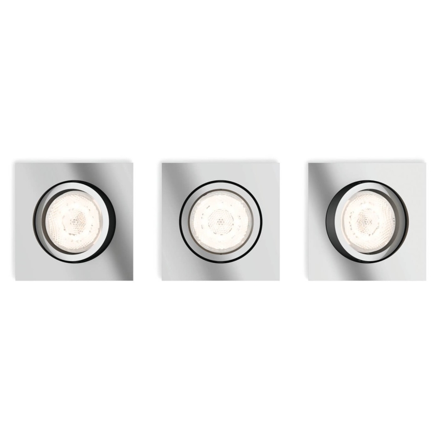 Philips  50393/11/P0 - KIT 3xLED Lampada dimmerabile SHELLBARK LED/4,5W/230V