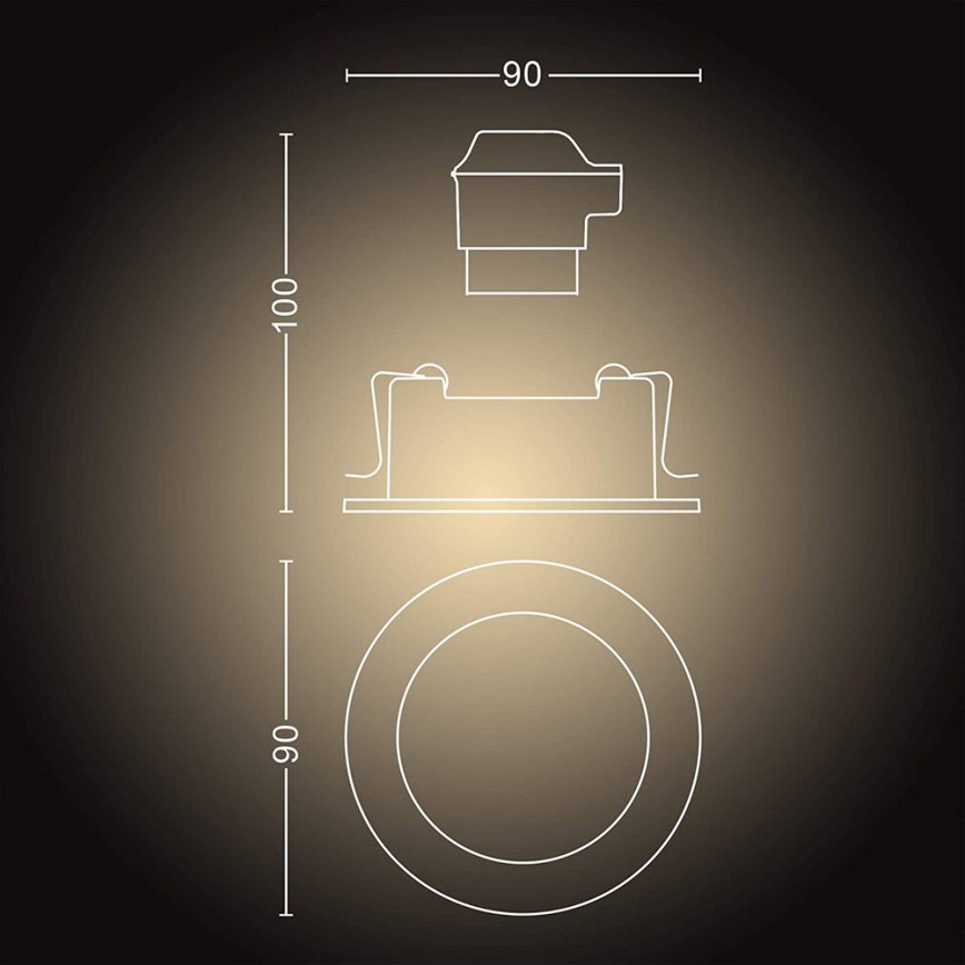 Philips - Spot à intensité variable LED Hue 1xGU10/5W/230V