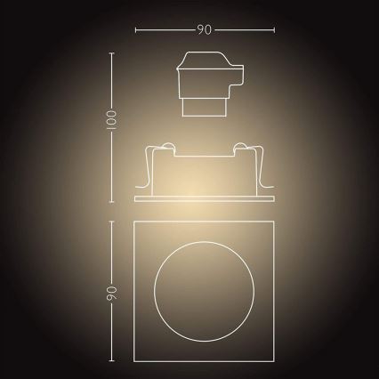 Philips  - Lampada LED dimmerabile Hue MILLISKIN 1xGU10/5W/230V