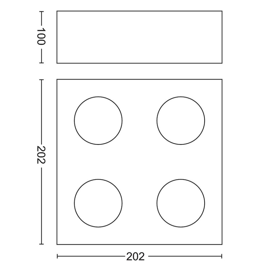 Philips - Spot à intensité variable LED 4xLED/4,5W/230V